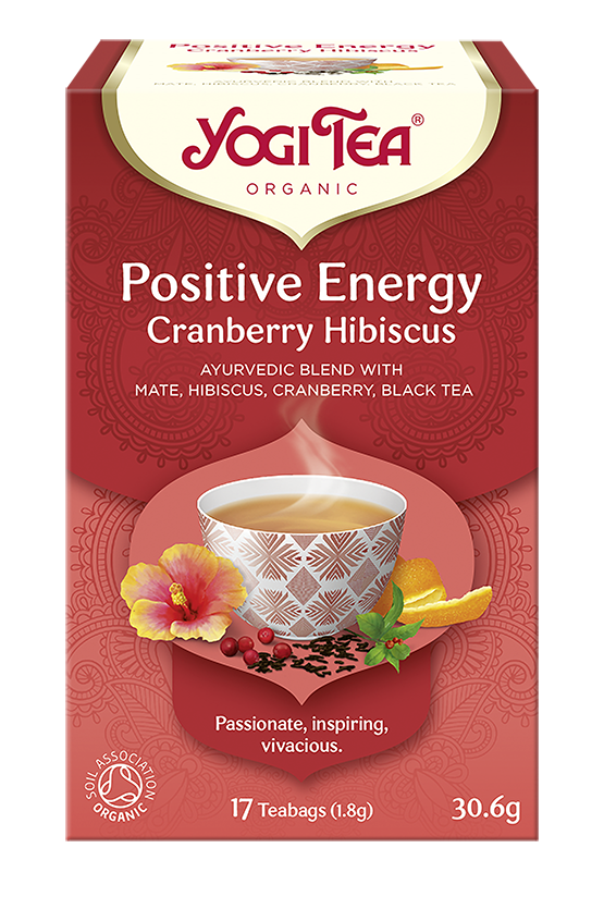 Yogi Tea Pozytywna energia POSITIVE ENERGY CRANBERRY HIBISCUS