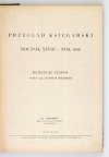 PRZEGLĄD Księgarski. [Organ Związku Księgarzy Polskich]. [R. 28], nr 1-24: I - XII 1948. 
