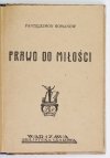 ROMANOW Pantalejmon - Prawo do miłości.