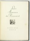Les Amours de Ronsard. T.1-2. Choix présenté par Pierre d'Espezel. Eaux fortes de Paulette Humbert