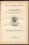 [Klocek] Szkice pedagogiczne i inne przez Starego Pedagoga + Felicya z Wasilewskich Boberska - Joachim Lelewel; ; Klamantyna z Tańskich Hoffmanowa; O Polkach; O kształceniu charakteru [i in.]