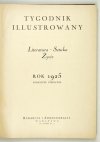 TYGODNIK Illustrowany. 1925. Zaw. oryginalny drzeworyt Wł. Skoczylasa: Profil Janosika.
