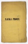 RYMARKIEWICZ Jan - Nauka prozy.