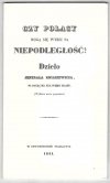 Łapiński Henryk - Tajne druki Ossolineum (1832-1834). Opracował i przedmową opatrzył ...