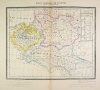 [POLSKA]. Mapa general de Polonia antes de su desmembramiento. Litografia kolorowana form. 27,2x33,8 na ark. 39,4x50,7 cm.