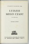 NAGÓRSKI Zygmunt [Julian] senior - Ludzie mego czasu. Sylwetki. Trzynaście ilustracji.
