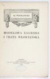 WRÓBLEWSKI Ig[nacy] - Modelowa zagroda i chata włościańska