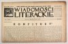 [Bruno Schulz] Wiadomości Literackie. R. 12, nr 32 (664): 26 VII 1936. s. 6