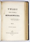 MINASOWICZ Józef Dyonizy - Twory ... T. 1-4. Wyd. III.