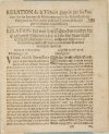 SCHULENBURG [Johann Mathias] - Relation de la Victoire gagnée par les Suedois sur les Saxons & Moscovites prés de Fraunstadt en Pologne le 12. Fev. ecrite au Prince Eugene de Savoye par le General Schoulembourg.