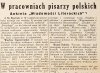 [Bruno Schulz] Wiadomości Literackie. R. 12, nr 20 (600): 19 V 1935. s. 6.