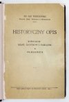 WIŚNIEWSKI Jan - Historyczny opis kościołów, miast, zabytków i pamiątek w Olkuskiem.