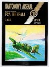 KARTONOWY Arsenał. Nr 2/1994: Samolot myśliwski F2A Buffalo, model 339C - holenderski.
