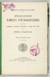 SPRAWOZDANIE Komisji Fizjograficznej obejmujące pogląd na czynności [...] oraz materyały do fizyografji kraju. Kraków. PAU. 8. brosz. Dublety bibliot. (skasowane piecz.).T. 48. 1914