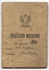 KSIĄŻECZKA wojskowa. Książeczka wystawiona Szczepanowi Kulczakowi 6 V 1923.