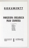 POWSZECHNA Deklaracja Praw Człowieka w językach: polskim, białoruskim, czeskim, litewskim, Rosyjskim, Słowackim, Ukraińskim