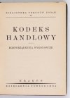 KODEKS handlowy. Rozporządzenia wykonawcze. 1934