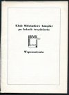 Klub Miłośników Książki po latach trzydziestu. Wspomnienia