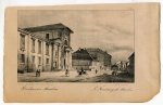[KRAKÓW]. Przedmieście Stradom. Le Faubourg de Stradom. Litografia form. 10,9x17,9 na ark. 15,2x24,4 cm.