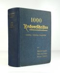 TAUSEND Kochvorschriften. Neuartig, vielseitig, wegweisend von Elisabeth Hegewald, Benita von Heimann Kochlehrerinnen in Dresden, Margarete Schubert Hausfrau.