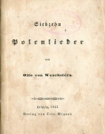 Wenekstern Otto - Siebzehn Polenlieder.