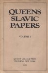 Queens Slavic Papers. Vol. I: Modern Polish Writing: Essays and Documents.