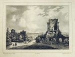 [WROCŁAW, okolice]. [Rycina bez tytułu]. Litografia form. 18,4x25,3 cm.