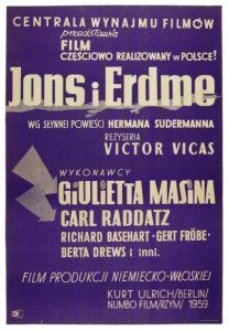 Anczykowski Zygmunt - Jons i Erdme. [1962]. Plakat filmowy