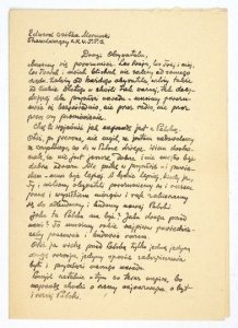 DROGI Obywatelu! Musimy się porozumieć. Los kraju, los Twój i mój [...] nie zależy od samego rządu. Zależy od każdego obywatela, zależy także od Ciebie. Dlatego w chwili tak ważnej [...] dla przyszłości narodu - musimy porozumieć się bezpośrednio, nie prz