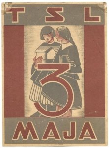 [Plakietka okienna]. TSL. 3 Maja.