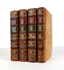 COXE Will[ia]m - Voyage en Pologne, Russie, Suède, Danemarc, &c. [...]. Traduit de l'anglois, enrichi de notes [...] Voyage en Norvége par M. P. H. Mallet. Ouvrage orné de cartes géographiques, portraits, plans & figures en taille-douce. T. 1-4.