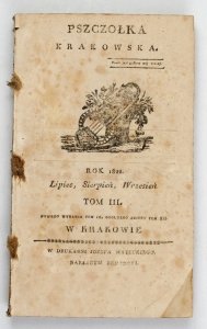 Pszczółka Krakowska. Red. Konstanty Majeranowski. R.1822, nr [27]-39