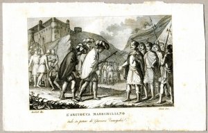 L'Arciduca Massimiliano - miedzioryt 1831
