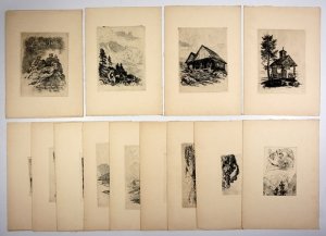 ELJASZ-RADZIKOWSKI Walery - Studja z Tatr. Rytował w Krakowie ...