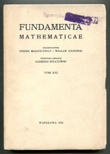 Fundamenta Mathematicae. Redaktorowie: Stefan Mazurkiewicz i Wacław Sierpiński. T.21 [1962]