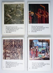 Witold Krassowski - Dzieje budownictwa i architektury na ziemiach Polski, t. 1-4