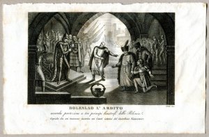 Boleslao L'Ardito - miedzioryt 1831