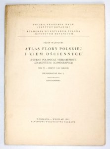MĄDALSKI Józef - Atlas flory polskiej i ziem ościennych (Florae polonicae terrarumque adiacentium iconographia). T. 6, z. 5 (24 tablice): Polygonaceae (Pars 1)