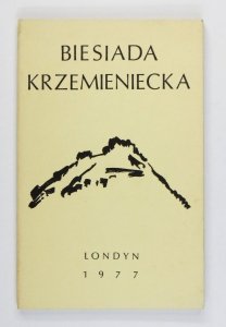 Biesiada Krzemieniecka. Zeszyt 1. [Odręczna dedykacja redaktora Zdzisława Jagodzińskiego]