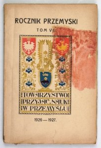 ROCZNIK Towarz[ystwa] Przyjaciół Nauk w Przemyślu{|br /|}T. 7: za rok 1926-1927
