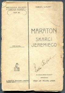 Ujejski Kornel - Maraton i Skargi Jeremiego. Oprac. M.Janik.