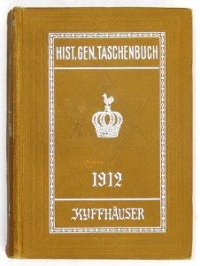 [SEMIGOTHA]. Weimarer historisch-genealoges Taschenbuch des gesamten Adels jehudäischen Ursprunges. Aufsammlung all'der im Mannesstamme aus jüdischen Geblüt, d.h. aus dem echt orientalischen Rassentypus [...] hervorgegangenen Adelsfamilien [...]. Erst