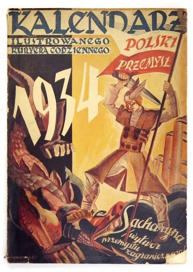 KALENDARZ Ilustrowanego Kuryera Codziennego na rok 1934. Rocznik 7.