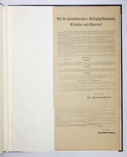 [ROSJA, 1918]. Oprawiona kolekcja 39 druków ulotnych z 1918 dokumentujących wydarzenia tamtych czasów w Rosji].