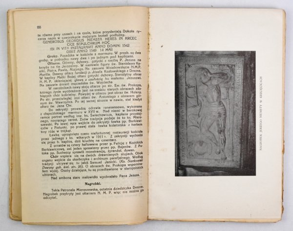 WIŚNIEWSKI Jan - Historyczny opis kościołów, miast, zabytków i pamiątek w Jędrzejowskiem.