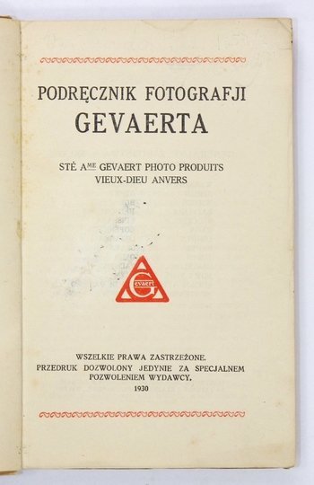 PODRĘCZNIK Gevaerta.