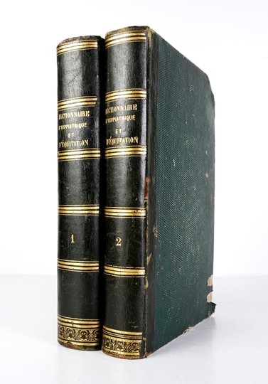 CARDINI F[rançois Joseph] - Dictionnaire d'hippiatrique et d'équitation, ouvrage ou se trouvent réunies toutes les connaissances hippigues. Deuxiéme édition, revue, corrigée, , augmentée de la moitié et ornée de 70 figures. T. 1-2.