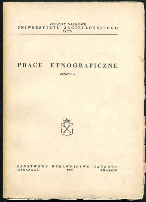Prace Etnograficzne, z.6.