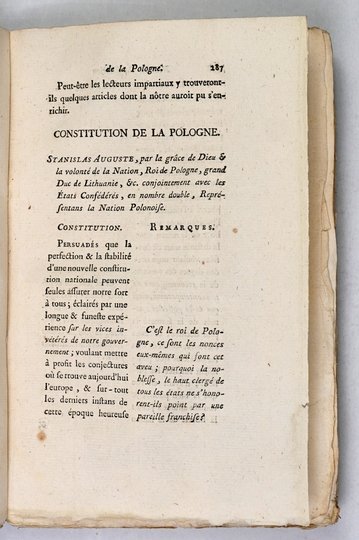 [KONSTYTUCJA} [DELACROIX Jacques Vincent] - Constitutions des principaux états de l'Europe et des États-Unis de l'Amérique, par M. de la Croix. T. 1-5.