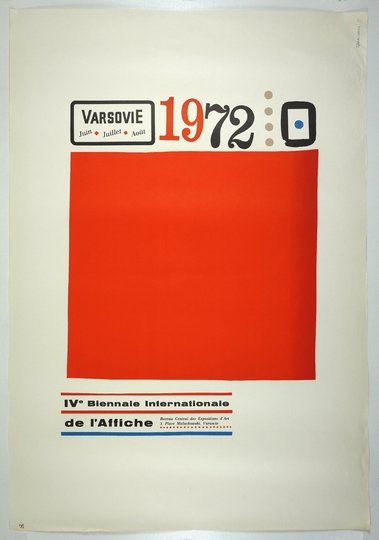 TOMASZEWSKI Henryk - IV-e Biennale Internationale de l'Affiche. 1972.